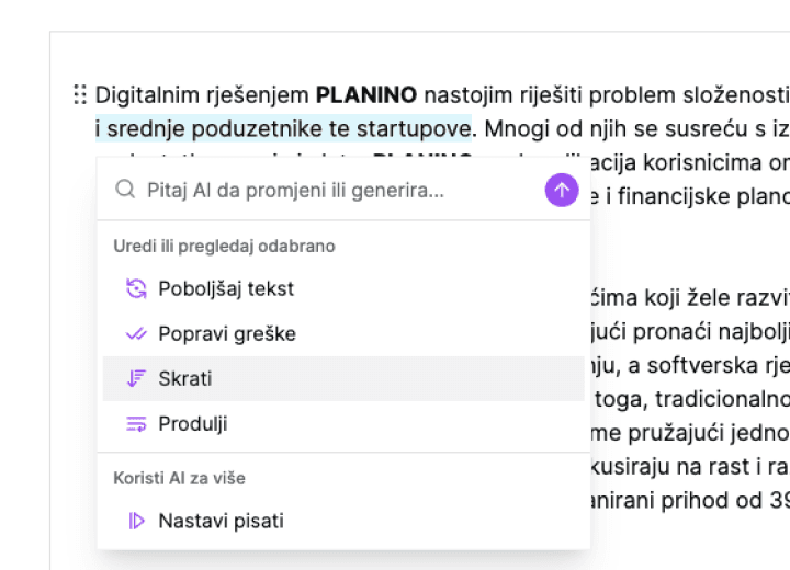 Izrada poslovnih planova